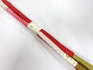 未使用品　正絹　手組帯締め
